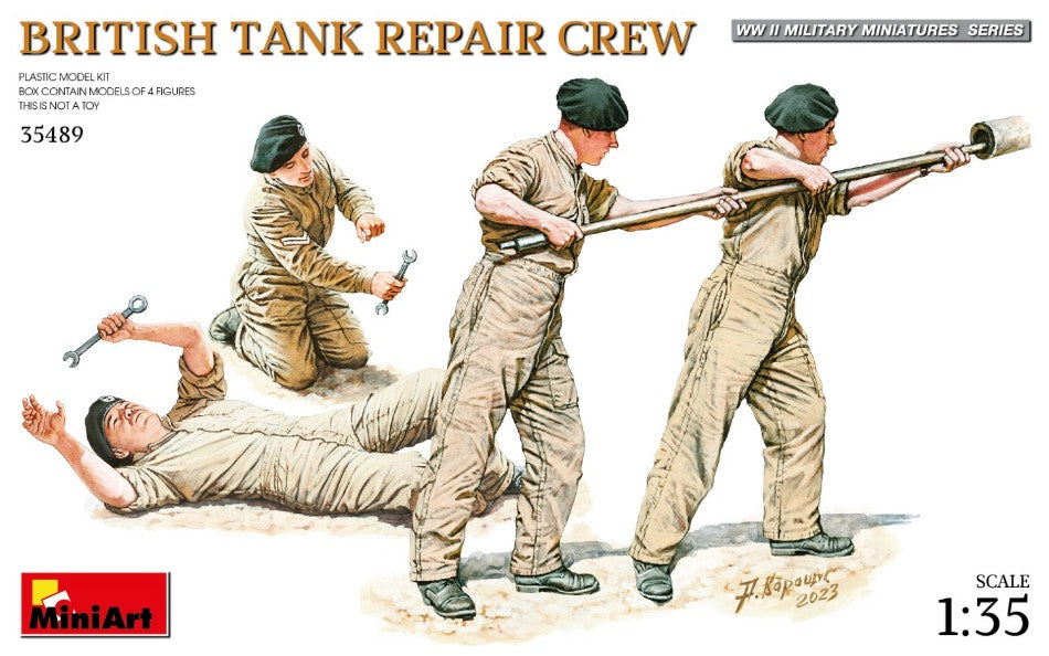 British Tank Repair Crew Kit – Miniart 1:35