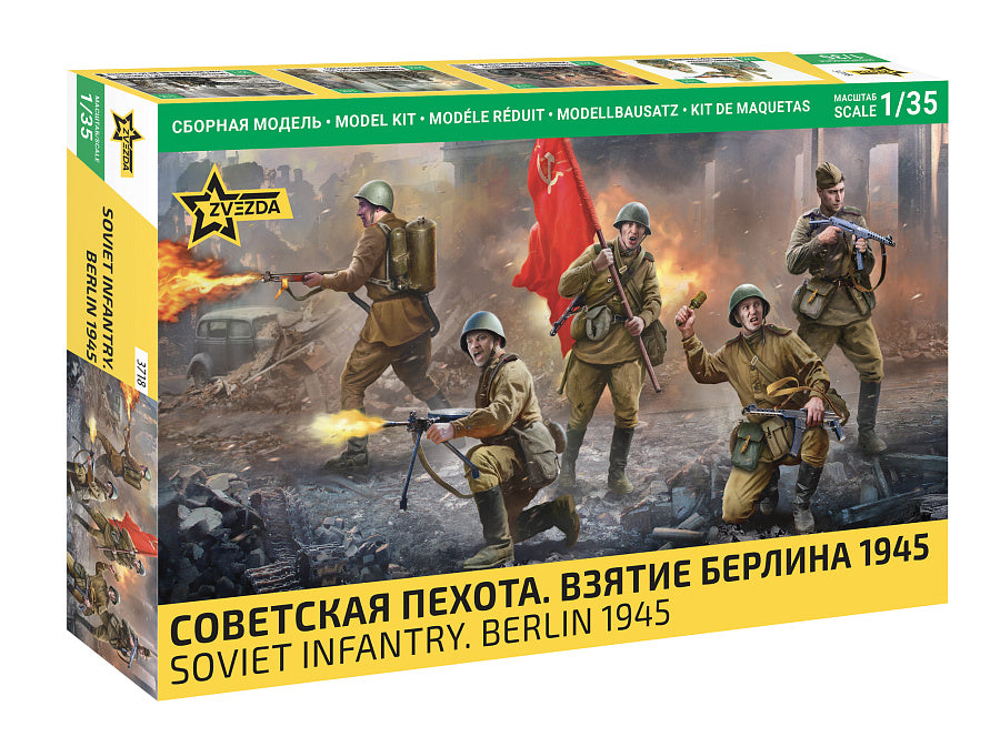 Soviet Infantry Brlin 1945 Kit – Zvezda 1:35