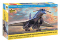 TU-144 Supersonic Civilian Aircraft Kit – Zvezda 1:144