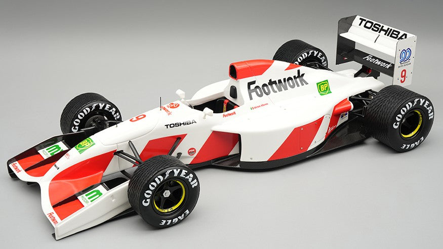 Footwork FA13 Spain GP 1992 Rain Tyres M.ALBORETO – Tecnomodel 1:18