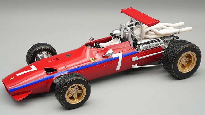 Ferrari 312F1/68 Watkins Glen GP 1968 D.BELL W/driver – Tecnomodel 1:18
