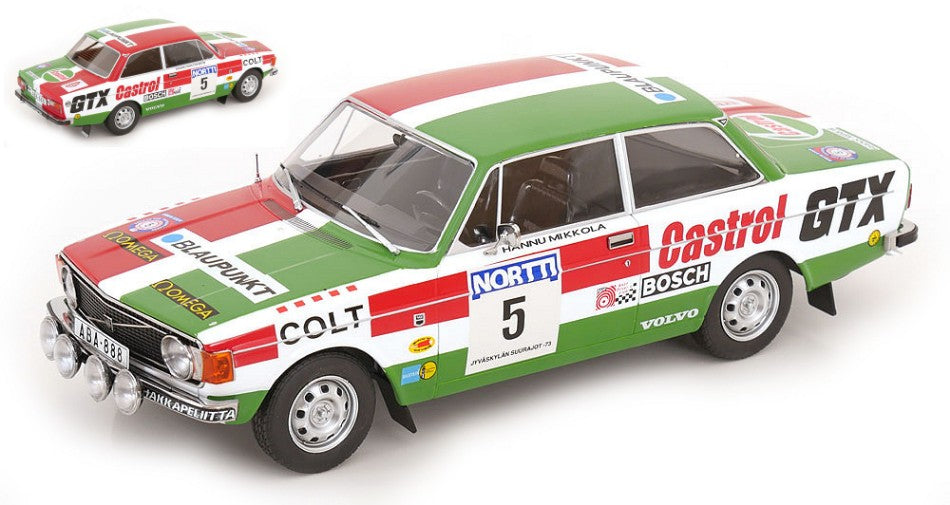 Volvo 142 N.5 1000 Lakes Rally 1973 Mikkola-rautanen – ModelCarGroup 1:18