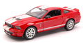 Shelby Cobra GT 500 2007 Red W/white Stripes – Welly 1:24