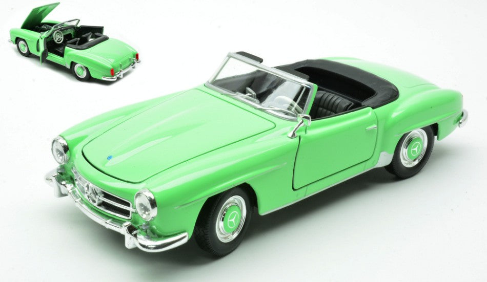 Mercedes 190 Sl 1955 Light Green – Welly 1:24