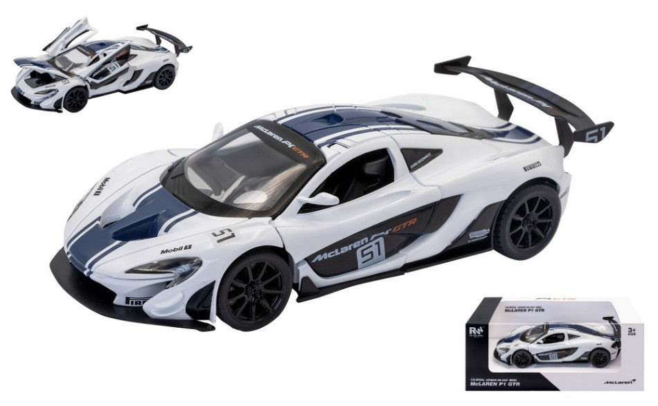 Mc Laren P1 Gtr N.51 White – RE.EL.Toys 1:24