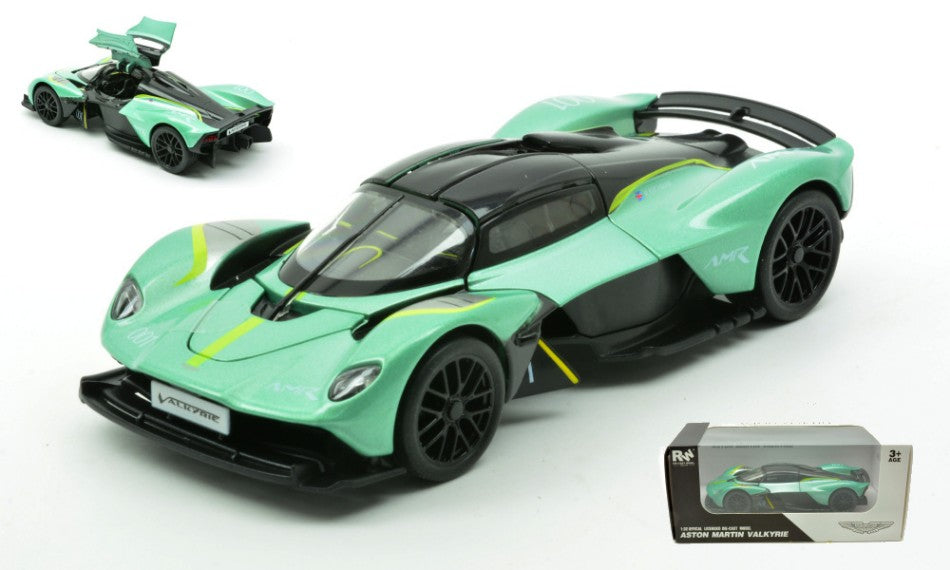 Aston Martin Valkyrie Metallic Light Green – RE.EL.Toys 1:32