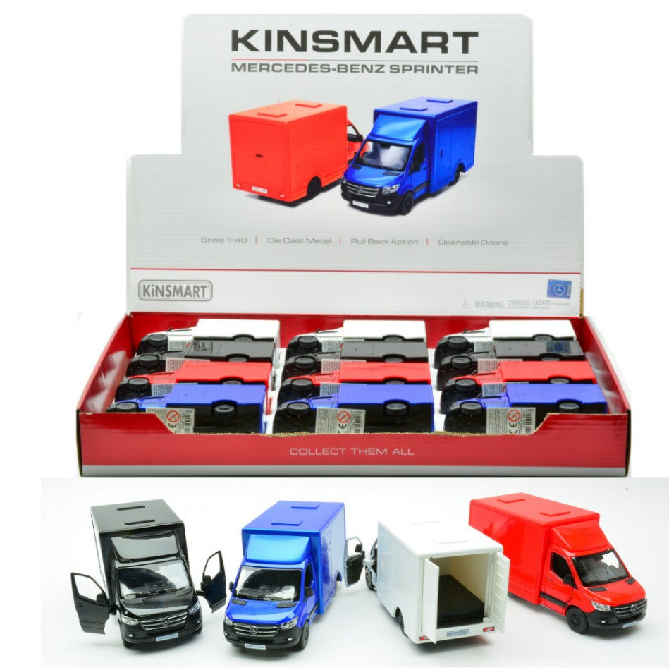 Mercedes Sprinter Col.ass. Cm 12,5 – Kinsmart 1:48