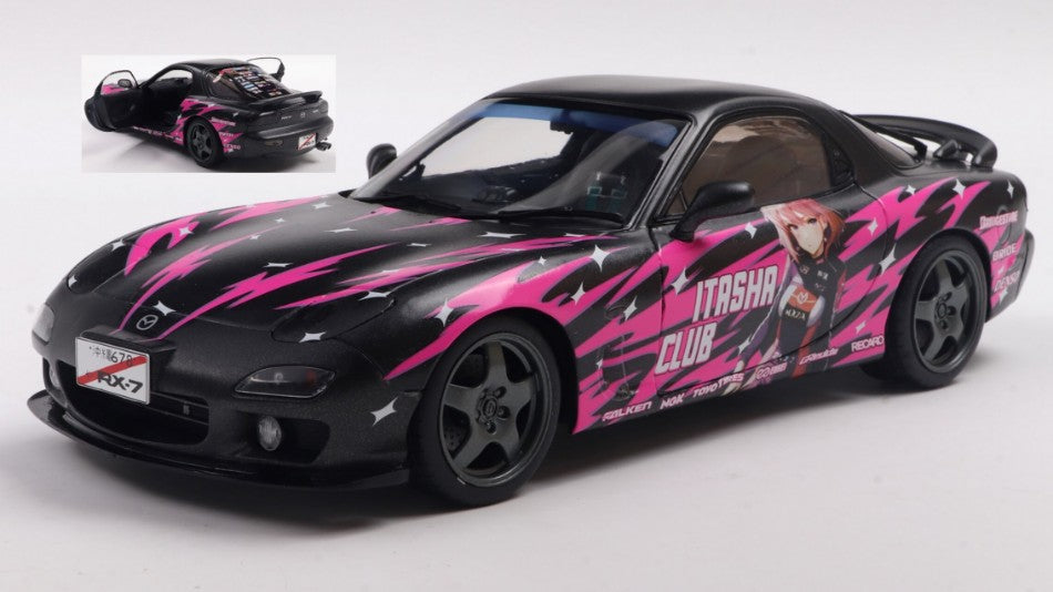 Mazda Rx-7 (Fd3Rs) Works Itasha Coupe 1999 nero/Violet 1:18 – Solido