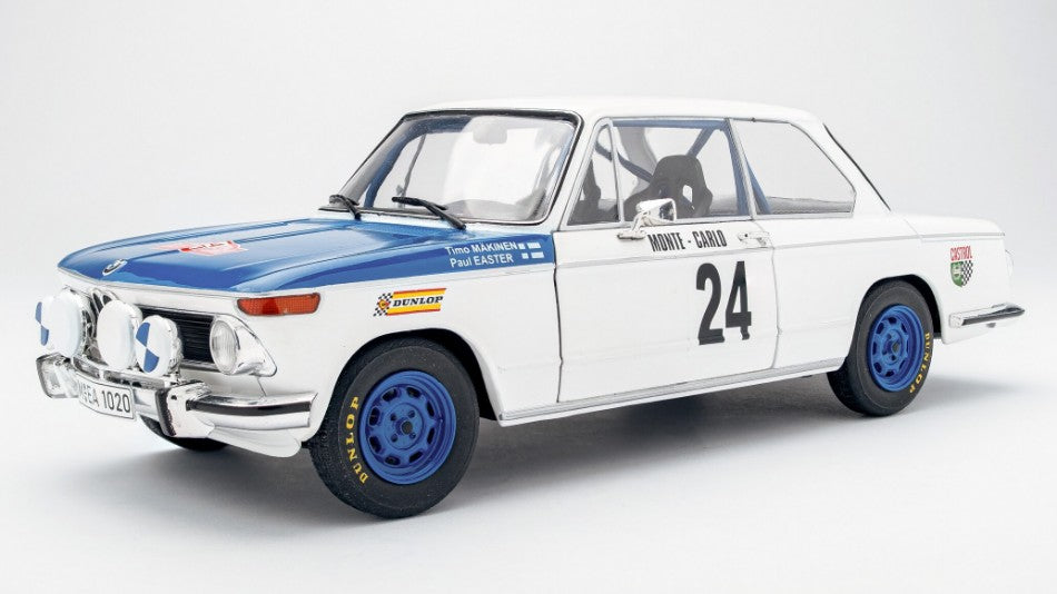 BMW 2002 Ti N.24 Rally Montecarlo 1969 Night Version Makinen-Easter 1:18 – Solido