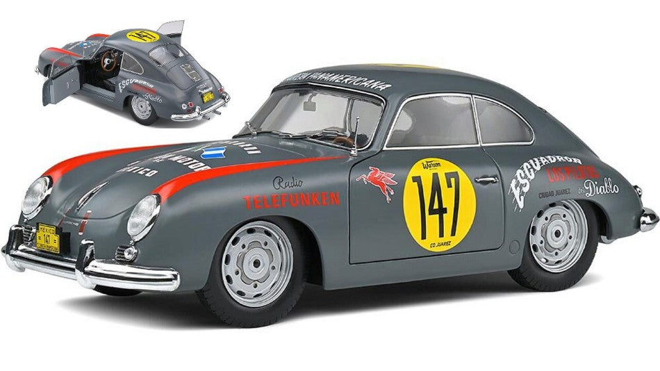 Porsche 356 Pre-A Coupe N.147 Racing Panam 1954 1:18 – Solido
