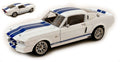 Ford Mustang Shelby GT500 1967 White/blue – KK Scale 1:12