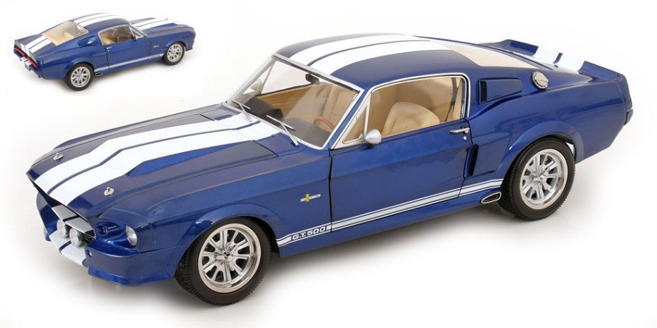 Ford Mustang Shelby GT500 1967 Blue/white – KK Scale 1:12