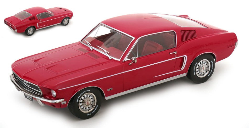 Ford Mustang GT Fastback 1968 Red – KK Scale 1:18