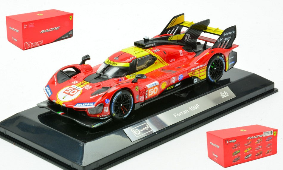 Ferrari 499P N.50 Winn.le Mans 2024 Fuoco-nielsen-molina Signature – Burago 1:43