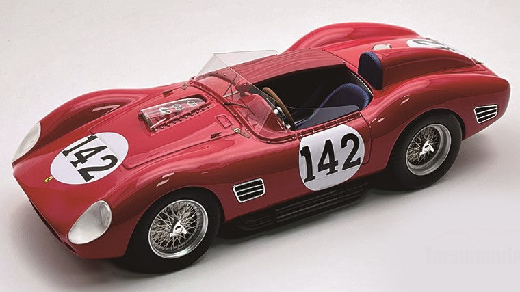 Ferrari Dino 196 S N.142 Targa Florio 1959 Cabianca-scarlatti – Tecnomodel 1:18