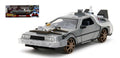 De Lorean "back To The Future Iii" Railroad Wheels W/lights Try Me – Jada Toys 1:24