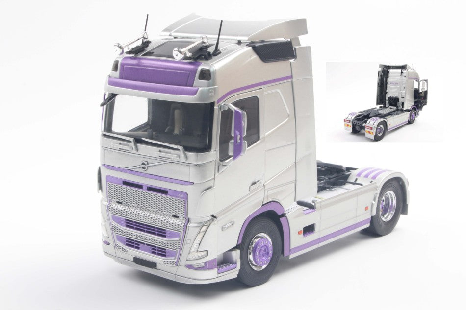 Volvo Trucks Fh Globetrotter Xl 2023 SILVER/PURPLE1:24 – Solido 1:24