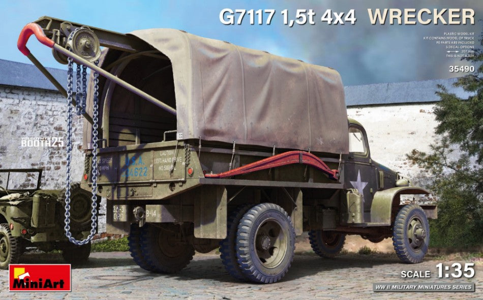 G7117 1,5t 4x4 Wrecker Kit – Miniart 1:35