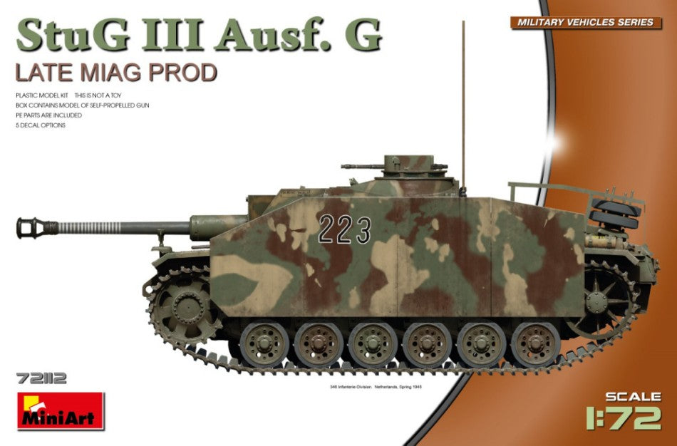 Stug Iii Ausf. G Late Mag Prod.kit – Miniart 1:72