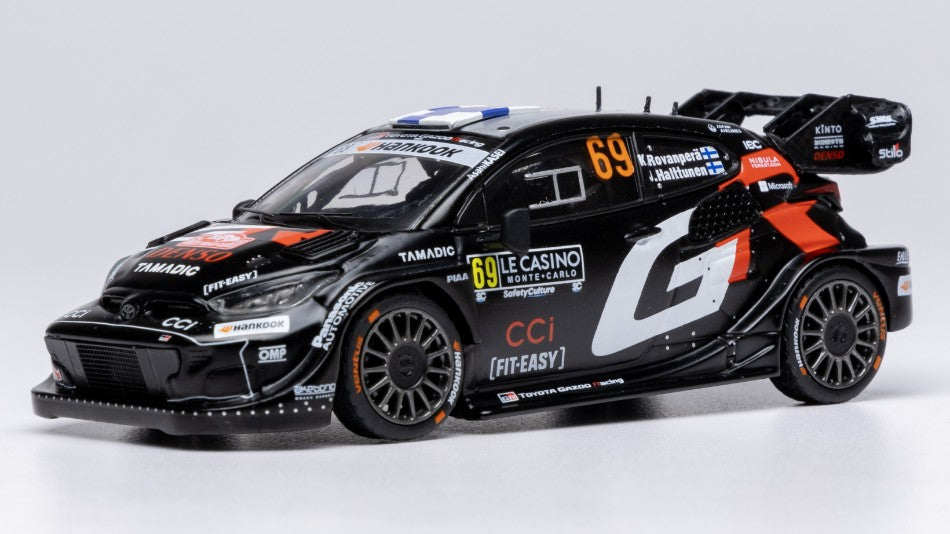 Toyota Gr Yaris N.69 RALLY1 Monte Carlo 2025 Rovanpera-halltunen – Ixo Model 1:43