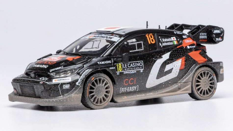 Toyota Gr Yaris N.18 RALLY1 Monte Carlo 2025 Katsuta-johnston – Ixo Model 1:43