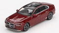 BMW I7 Xdrive 60 2023 Aventurin Red – Mini GT 1:64