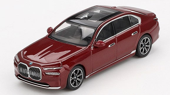 BMW I7 Xdrive 60 2023 Aventurin Red – Mini GT 1:64