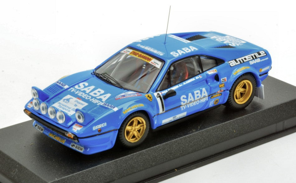 Ferrari 308 Gtb N.1 Winner Rally Mille Miglia 1983 Busseni-ciocca – Best Model 1:43