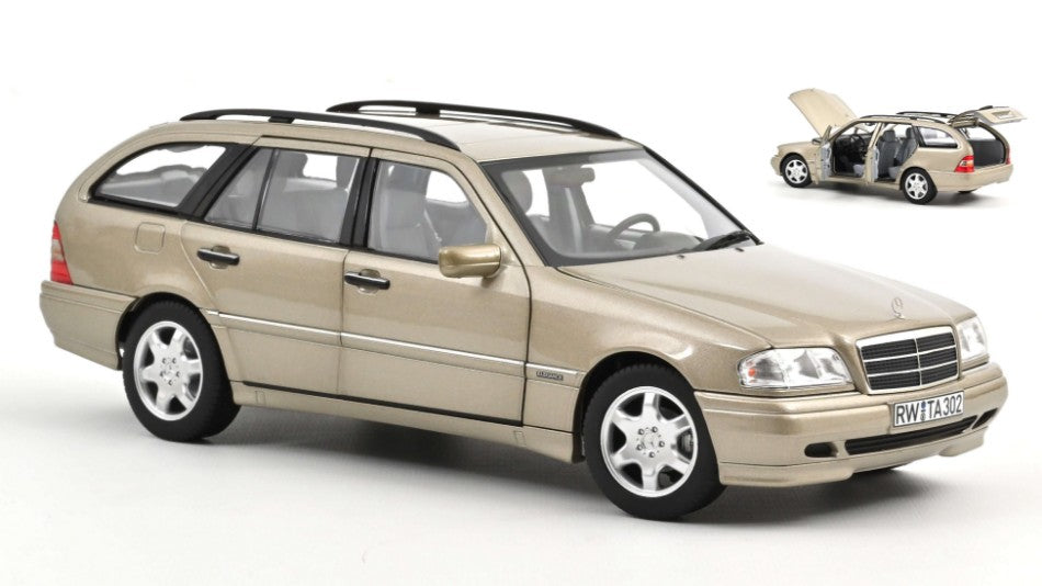 Mercedes C-Class T-Model 1997 Smoke argento 1:18 – Norev