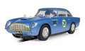 Aston Martin DB5 Blue & Yellow Historic GT Racing Slot – Scalextric 1:32