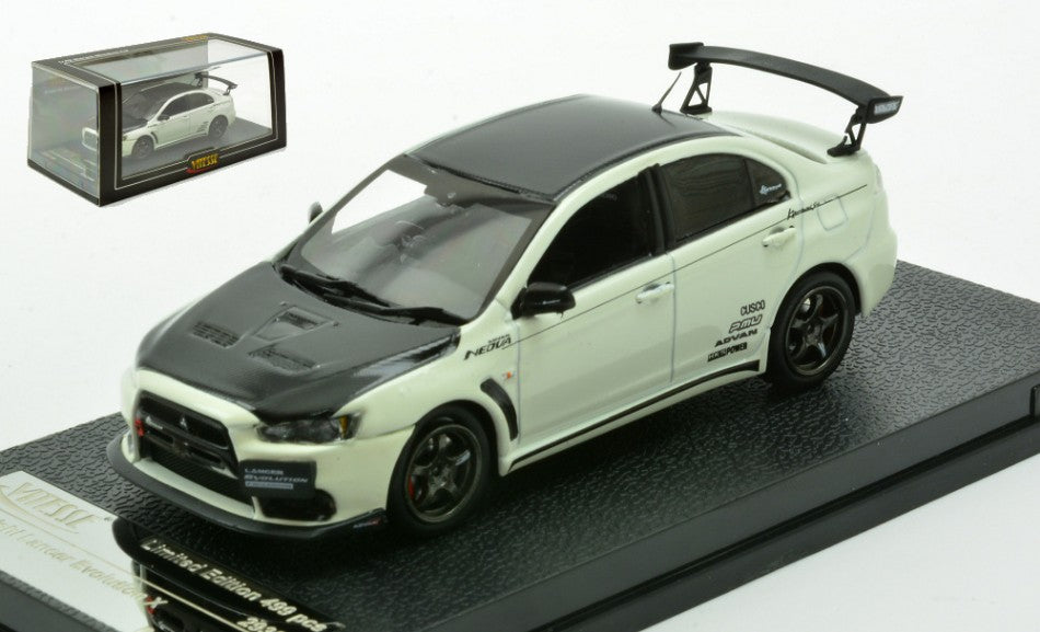 Mitsubishi Lancer Evo X 2011 Pearl White – Vitesse 1:43