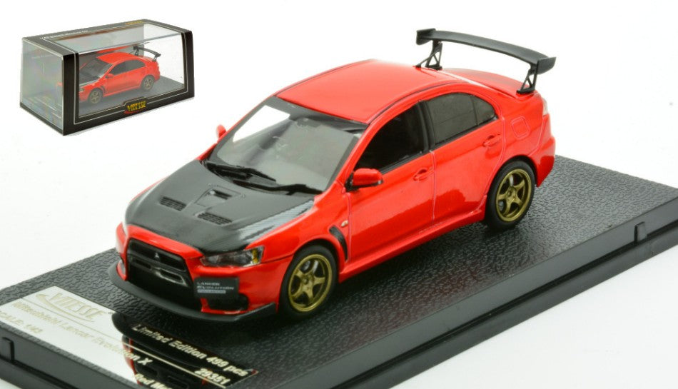 Mitsubishi Lancer Evo X 2011 Red Metallic – Vitesse 1:43