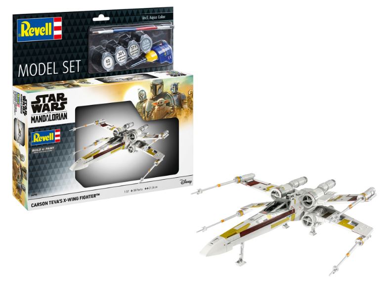 Carson Teva's X-wing Fighter: The Mandalori Model Set Kit – Revell 1:57