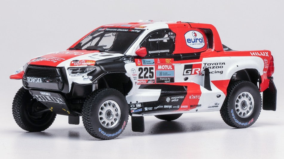 Toyota Gr Dkr Hilux Evo T1+ N.225 Rally Dakar 2022 Lategan-cummings – Ixo Model 1:43