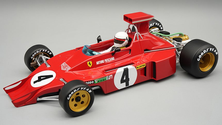 Ferrari 312B3-73 N.4 Watkins Glen GP A.MERZARIO W/driver – Tecnomodel 1:18
