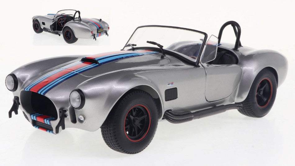 Shelby Cobra 427 Mkii Solido Works M 1965 Racing argento 1:18 – Solido
