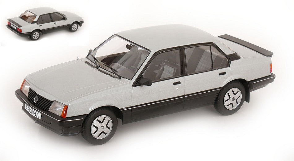 Opel Ascona C Sr 1981 Silver – ModelCarGroup 1:18