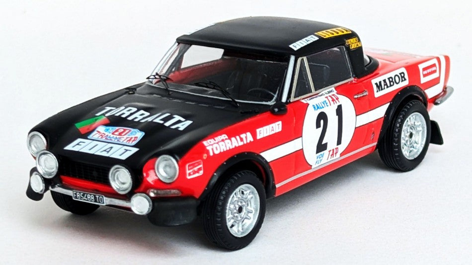 Fiat 124 Sport Spider 1600 Tap Rally 1973 Carpint.alb.-carpint.alb. – Trofeu 1:43