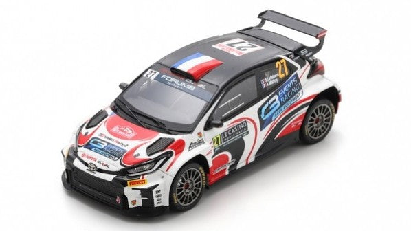 Toyota Yaris N.27 6th RC2 Rally Monte Carlo 2024 Lefebvre-malfoy – Spark Model 1:43
