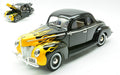 Ford Deluxe Coupe' 1940 Yellow W/flames – MotorMax 1:18