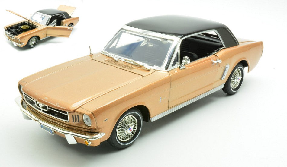 Ford Mustang 1964 Hard Top Gold – MotorMax 1:18