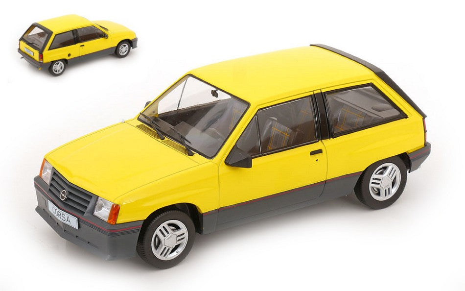 Opel Corsa A Sr 1983 Yellow – ModelCarGroup 1:18