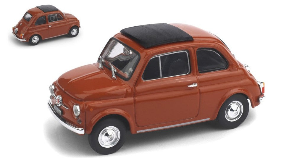 Fiat 500F Chiusa 1965-1972 Rosso Corallo Chiaro – Brumm 1:43
