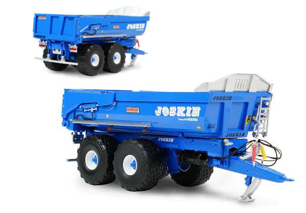 Joskin Dump Trailer Trans-ktp 22/50 Blue Version – Universal Hobbies 1:32