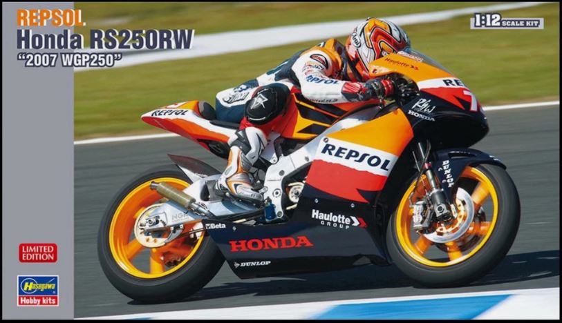 Honda Repsol RS250RW 2007 Wgp 250 Kit – Hasegawa 1:12