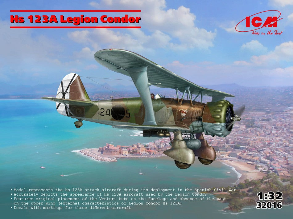 Hs 123A-1 Legion Condor Kit – ICM 1:32