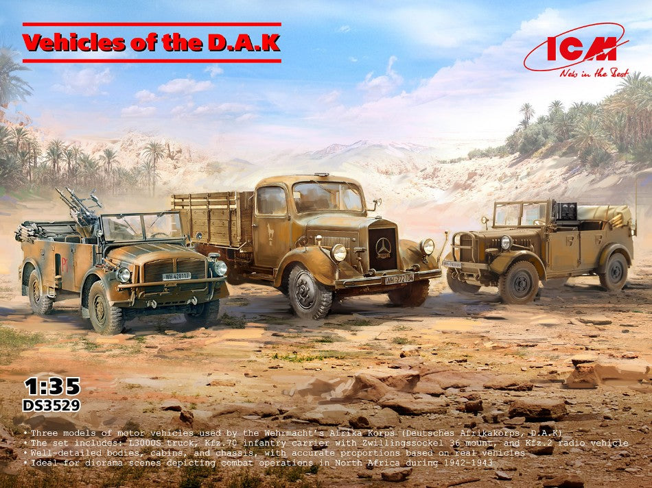 Vehicles Of The D.A.K. Kit – ICM 1:35