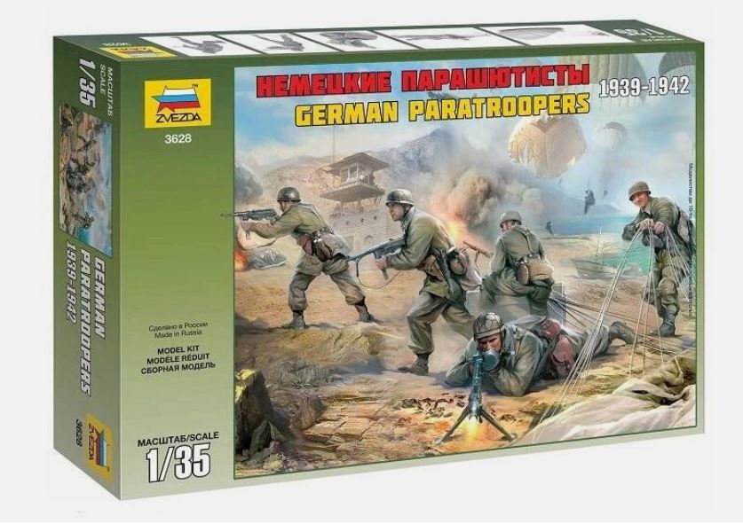 German Paratroopers 1939 - 1942 Kit – Zvezda 1:35