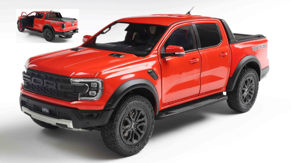 Ford Ranger Raptor 2024 Orange Raptor – Solido 1:18