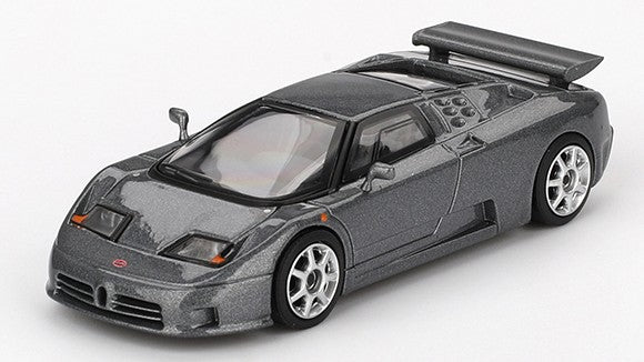 Bugatti EB110 Super Sport 1995 Grigio Scuro – Mini GT 1:64